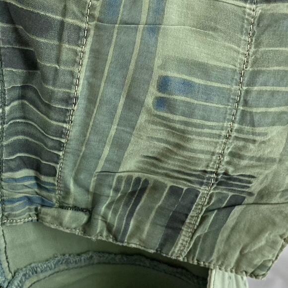 CHINO By ANTHROPOLOGIE Women's Green Mid-Rise Slim-Fit Ankle Chino Pant SZ 31 - Picture 14 of 15